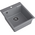  Кухонная мойка GRANFEST Urban 644 dark gray 