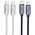  Дата-кабель HOCO U134 Primero 240W charging data cable Type-C to Type-C 1,8м dark blue 