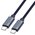  Дата-кабель HOCO U134 Primero 240W charging data cable Type-C to Type-C 1,8м dark blue 