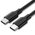  Кабель UGREEN US286 50996 USB-C 2.0 Male To USB-C 2.0 Male 3A Data Cable 0.5m Black 