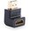  Адаптер UGREEN HD112 20109 HDMI Male to Female Angled Down Adapter Black 