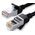  Кабель UGREEN NW101 50184 Cat 6 U/UTP Pure Copper Ethernet Flat Cable 1m Black 