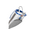  Утюг Endever Delta-231 белый/синий/черный 
