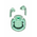  Наушники ACEFAST T8 (AF-T8-MG) Crystal color bluetooth earbuds Mint green 