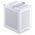  Корпус JONSBO C6-ITX White без БП ITX БП, боковая панель из закаленного стекла, mini-ITX, белый 