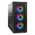  Корпус ExeGate EVO-5001A-450NPX EX296316RUS Miditower(ATX, БП 450NPX с вент. 12 см, 2*USB+1*USB3.0+HD Audio, черный, 3 вент.12см с RGB подсветкой) 