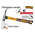  Кровельный молоток Ingco HCH81060, 600г, ручка фибергласс, нескольз. 