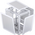  Корпус JONSBO C6-ITX White без БП ITX БП, боковая панель из закаленного стекла, mini-ITX, белый 