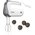  Миксер BOSCH MFQ49300 белый серый 