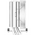  Вентилятор Deepсool AG400 WH ARGB (R-AG400-WHANMC-G-2) Socket 115X/1700/1200/AM4/AM5, 120mm, 2000rpm, 31,6 дБ, 220W, PWM 4-pin, Al+Cu 