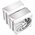  Кулер PcCooler RZ620 WH (260W, 4-pin PWM, 158mm, Al/Cu, 6x6mm, 2x120mm, 86.73CFM, 32dBA, 1800RPM) 