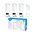  Бесшовный Mesh роутер Cudy M1800 (3-Pack) AX1800 10/100/1000BASE-TX белый 