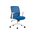  Кресло Cactus CS-WMC333-BL темно-синий пластик белый 