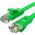  Патч-корд Greenconnect Prof GCR-LNC625-7.5m плоский прямой 7.5m, UTP медь RJ45, кат.6, зеленый 