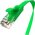  Патч-корд Greenconnect Prof GCR-LNC625-7.5m плоский прямой 7.5m, UTP медь RJ45, кат.6, зеленый 