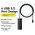  Адаптер/переходник Baseus Lite (WKQX030401) 4-Port Type-C HUB Adapter (Type-C to USB 3.0*4 ) 1m Black 