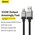  Дата-кабель Baseus CoolPlay (CAKW000601) Fast Charging USB to Type-C 100W 1m Black 
