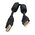  Кабель 5bites UC5011-050A USB2.0, AM/AF, зол.разъемы, ферр.кольца, 5м, черный 