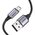  Кабель UGREEN US290 60148 USB 2.0 A to Micro USB Cable Nickel Plating Alu Braid 2m Grey/Black 