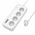  Удлинитель HOCO AC21 Sunlight 4-bit1C3A desktop socket L-1.5M белый 