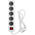  Сетевой фильтр Buro 500UNH-3-WG 3м (5 розеток) белый/серый 