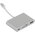  USB-hub PALMEXX PX/HUB-057 серебристый 