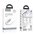  Мышь HOCO GM21 Platinum 2.4G business wireless mouse бело-серый 