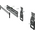  Кронштейн Hyundai SL-X3 (HMS65XF075BK24) черный 32"-65" макс.75кг настенный фиксированный 
