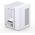  Корпус JONSBO TK-1 2.0 White без БП, боковая панель из закаленного стекла (панорама), mini-ITX, micro-ATX, белый 