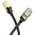  Кабель сетевой HOCO US02 Level pure copper gigabit ethernet cable (L-1m) black 