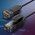  Кабель UGREEN NW122 70332 CAT 6A Pure Copper Ethernet Cable OD2.8 1m Black 