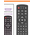  Пульт ДУ Huayu DVB-T2+2 для ресиверов универсальный 