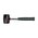  Киянка резиновая TOPEX 02A305 450 г, металл 