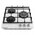  Варочная поверхность MEFERI MGH453WH Glass Power 