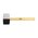  Киянка резиновая NEO Tools 25-068 680 г черно-белая 