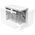  Корпус ZALMAN P30 V2, MATX, White, Window, 2x3.5", 3x2.5", 1xUSB Type-C, 1xUSB3.0, Side 2x120mm ARGB, Rear 1x120mm ARGB, VGA support 