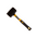  Киянка резиновая STAYER 2054-90 чёрная 900 г 
