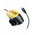  УЦ Мышь HOCO GM31 Overlord luminous gaming wired mouse черно-желтый (плохая упаковка) 