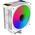  Кулер GMNG GG-CPC220-ARGB2 (GG-CPC220-ARGB2-WH) ARGB 120x120x25mm Soc-AM5/AM4/1151/1200/2066/1700 белый 4-pin 14-26dB Al+Cu LCD 220W 550gr 