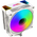  Кулер GMNG GG-CPC220-ARGB2 (GG-CPC220-ARGB2-WH) ARGB 120x120x25mm Soc-AM5/AM4/1151/1200/2066/1700 белый 4-pin 14-26dB Al+Cu LCD 220W 550gr 