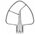  Лопатка-мешалка KitchenAid 5KSM5THFBSS стальная 