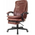  Кресло руководителя Бюрократ T-9950MSG-F коричневый (T-9950MSG-F/Brown-PU) эко.кожа крестов. пластик подст.для ног 
