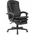  Кресло руководителя Бюрократ T-9950MSG-F черный (T-9950MSG-F/Black-PU) эко.кожа крестов. пластик подст.для ног 