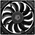  Вентилятор ID-COOLING TF-9215-K 92x92x15мм (PWM, 4pin, черный, резиновые углы, 800-2800об/мин) BOX 