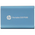  Внешний SSD HP P500 250GB Blue (7PD50AA#ABB) (USB 3.2 Gen2 Type-C, up to 370/200Mbs, 100TBW, 79х54х10, 45g) 