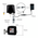 Умный водяной клапан MOES WiFi Smart Water Valve WV-LZ-BK 