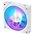  Вентилятор MSI MPG EZ120 ARGB White-1W Mech ARGB White (306-7G24F14-809), 120 mm Fan*1, Color Box 