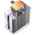  Кулер JONSBO CR-1000 V2 Pro ARGB White LGA1700/1200/115X/AM5/AM4 (TDP 230W, PWM, 120mm ARGB Fan, 6 тепловых трубок, белый, 4-pin) Retail 