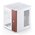  Корпус JONSBO TK-0 White без БП, боковая панель из зак. стекла (панорама), mini-ITX, SFX, белый 