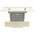  Вытяжка De Luxe ACC-T60-I-I-33/D-2 топленое молоко 